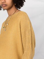 Thumbnail for your product : Lauren Ralph Lauren Vinzia metallic jumper