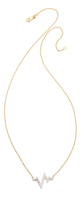 Thumbnail for your product : Sarah Chloe Small Diamond Heartbeat Necklace
