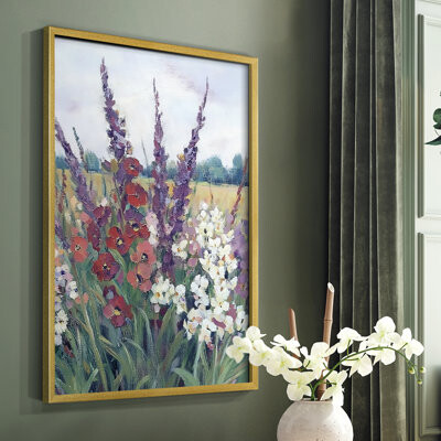 Winston Porter FLORAL Series DCXL -Premium Framed Print -Ready to Hang - No Nails Required