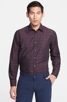 Thumbnail for your product : Canali Regular Fit Stripe Sport Shirt