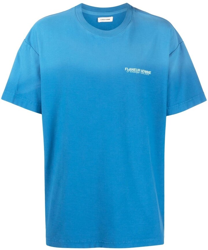 Flaneur Homme Printemps logo-print short-sleeve T-shirt - ShopStyle