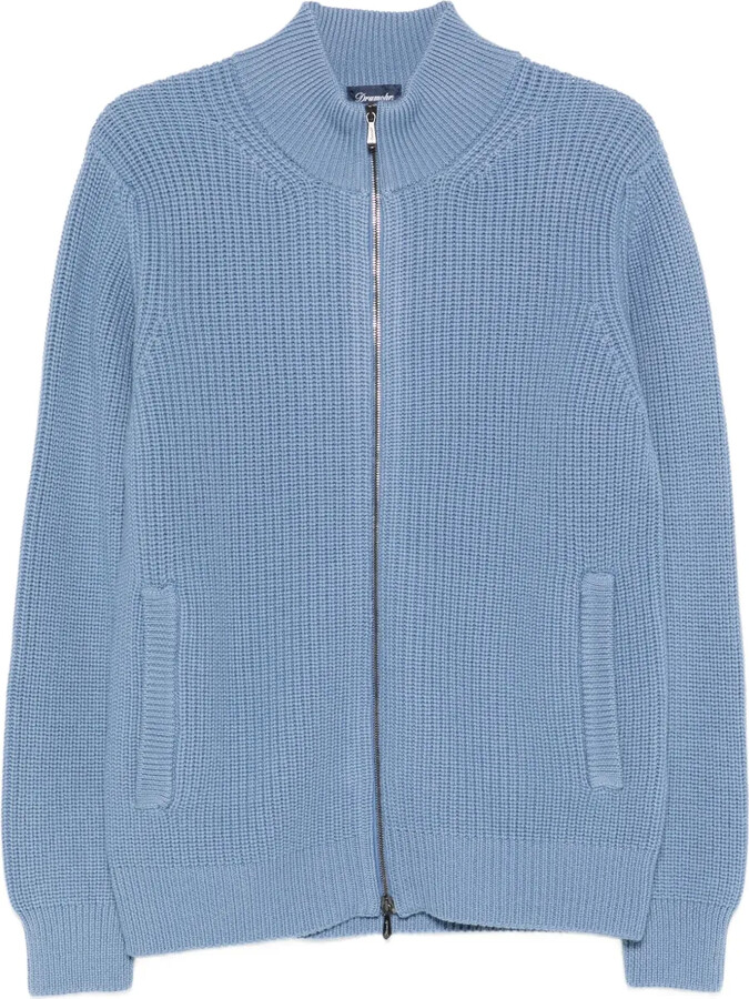 Drumohr Zip-Front Cardigan