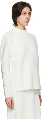 CFCL White Long Sleeve Garter T-Shirt