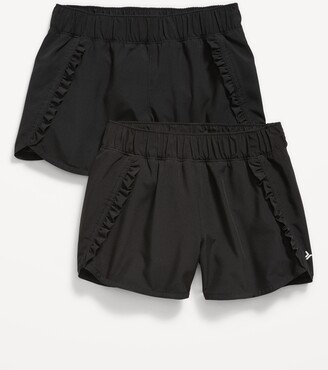 Black Cotton Shorts For Girl 02