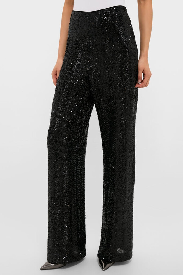 Tuckernuck Black Sequin Tatum Pants
