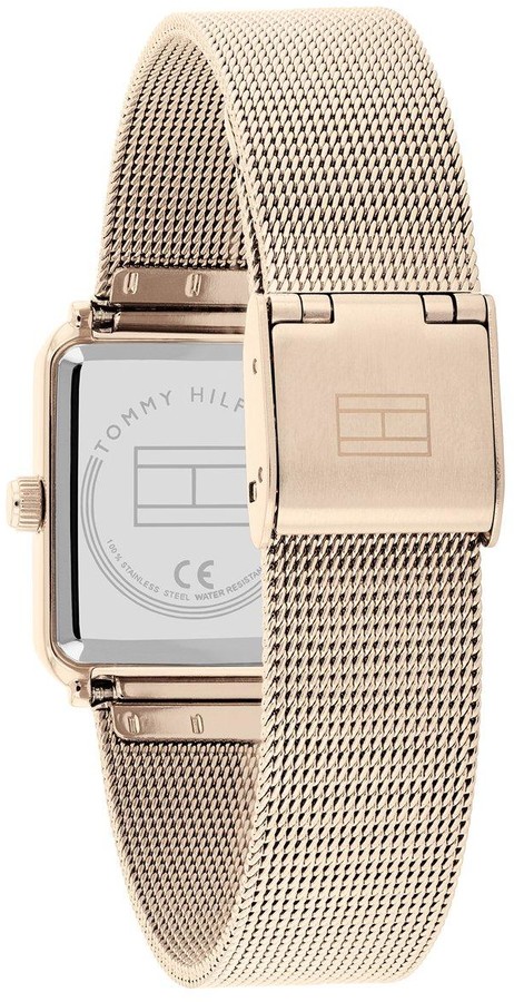 Tommy Hilfiger Tea Rose Tone Square Dial Watch - ShopStyle