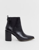 Thumbnail for your product : Office amazing pointed black heel ankle boot in black