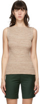 Thumbnail for your product : ANNA QUAN Beige Paloma Tank Top