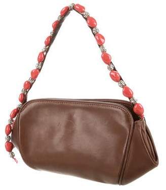 Giuseppe Zanotti Beaded & Jeweled Embellished Handle Bag