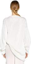 Thumbnail for your product : Krizia Oversize Sequined Cotton Knit Sweater