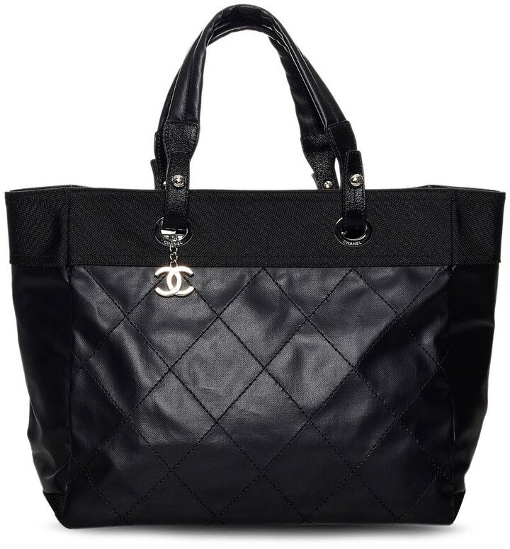 Chanel Black Tote Handbags | Shop the world's largest collection of fashion  | ShopStyle