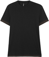 Thumbnail for your product : Neil Barrett Black slubbed cotton T-shirt