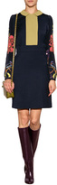 Thumbnail for your product : Giulietta Wool Dress with Round Collar and Printed Sleeves