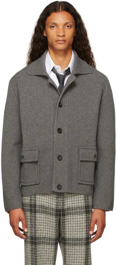 mens boiled wool jacket