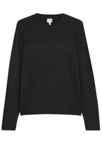 Thumbnail for your product : Armani Collezioni Black stretch knit jumper