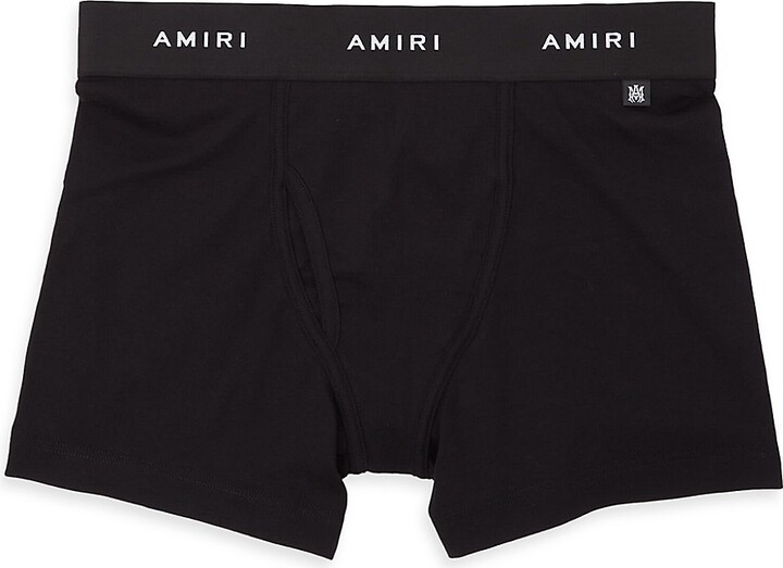 AMIRI logo-waistband Cotton Boxer Briefs - Farfetch