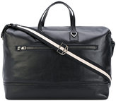Bally - striped handle holdall - 