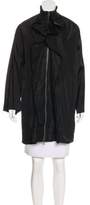 Thumbnail for your product : Lanvin Silk Ruffle-Trimmed Coat