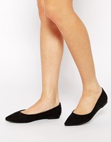 Thumbnail for your product : ASOS COLLECTION LIFE STORY Pointed Ballet Flats