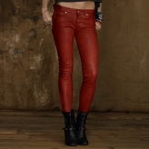 Thumbnail for your product : Denim & Supply Ralph Lauren Red Leather Skinny Pant