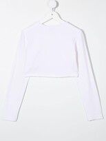 Thumbnail for your product : MonnaLisa TEEN cropped cardigan