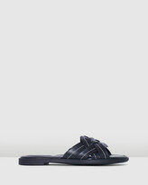 Thumbnail for your product : Clarks Women's Black Flat Sandals - Reyna Weave