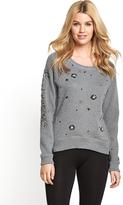 Thumbnail for your product : Superdry Shimmer Luxe Petal Crew Sweat