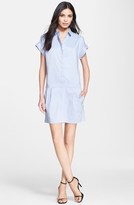 Thumbnail for your product : Trina Turk 'Evelyn' Cold Shoulder Cotton Blend Shirtdress