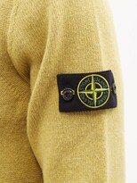 Thumbnail for your product : Stone Island Logo-patch Wool-blend Sweater - Yellow