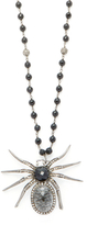 Thumbnail for your product : Artisan Silver, Black Onyx & 2.30 Total Ct. Diamond Spider Pendant Necklace