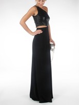 Thumbnail for your product : Derek Lam 10 Crosby One Shoulder Leather Gown