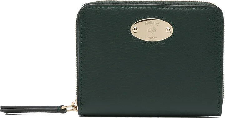 Mulberry Small Logo-Plaque Zipped Purse