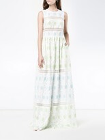 Thumbnail for your product : Huishan Zhang Sleeveless Crochet Floral Dress
