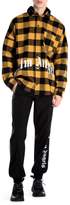 Thumbnail for your product : Palm Angels Hooded Plaid Overshirt