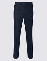 Thumbnail for your product : M&S Collection Slim Fit Linen Rich Trousers