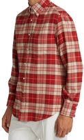 Thumbnail for your product : Brunello Cucinelli Exploded Plaid Button-Down Shirt