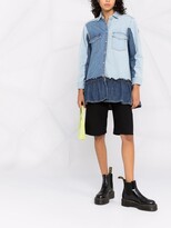 Thumbnail for your product : RED Valentino Denim Peplum Shirt
