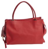 Thumbnail for your product : Chloé red leather top handle 'Drew' tote bag