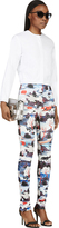 Thumbnail for your product : Opening Ceremony Blue & Red Neoprene 5 Element High-Waisted Trousers