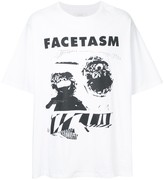 Thumbnail for your product : Facetasm logo print T-shirt