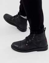 Thumbnail for your product : Levi's Levis Track lace up boots in black
