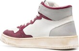 Thumbnail for your product : AUTRY Distressed-Finish High-Top Sneakers