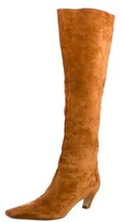 Thumbnail for your product : KHAITE Suede Boots Brown