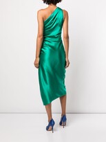 Thumbnail for your product : Mason by Michelle Mason Asymmetric Gathered-Side Silk Dress