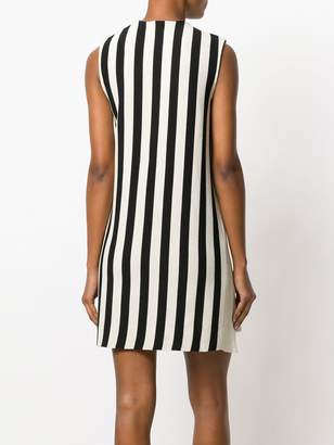 Calvin Klein asymmetric paneled dress