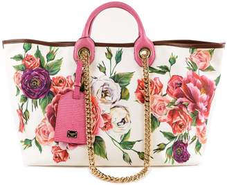 Dolce & Gabbana Floral Print Tote