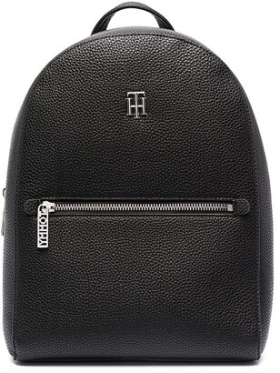 tommy hilfiger black backpack purse