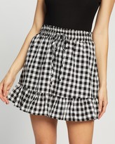 Thumbnail for your product : Atmos & Here Atmos&Here - Women's Black Mini skirts - Tobby Ruffle Skirt - Size 6 at The Iconic