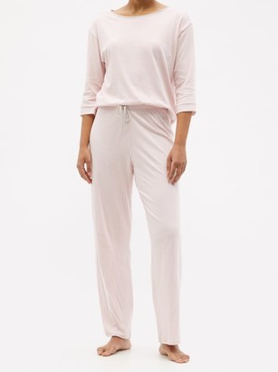 Skin Guinevere Organic Pima-cotton Trousers - Light Pink