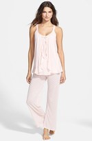 Thumbnail for your product : Oscar de la Renta Sleepwear 'Cascading Dots' Pajamas